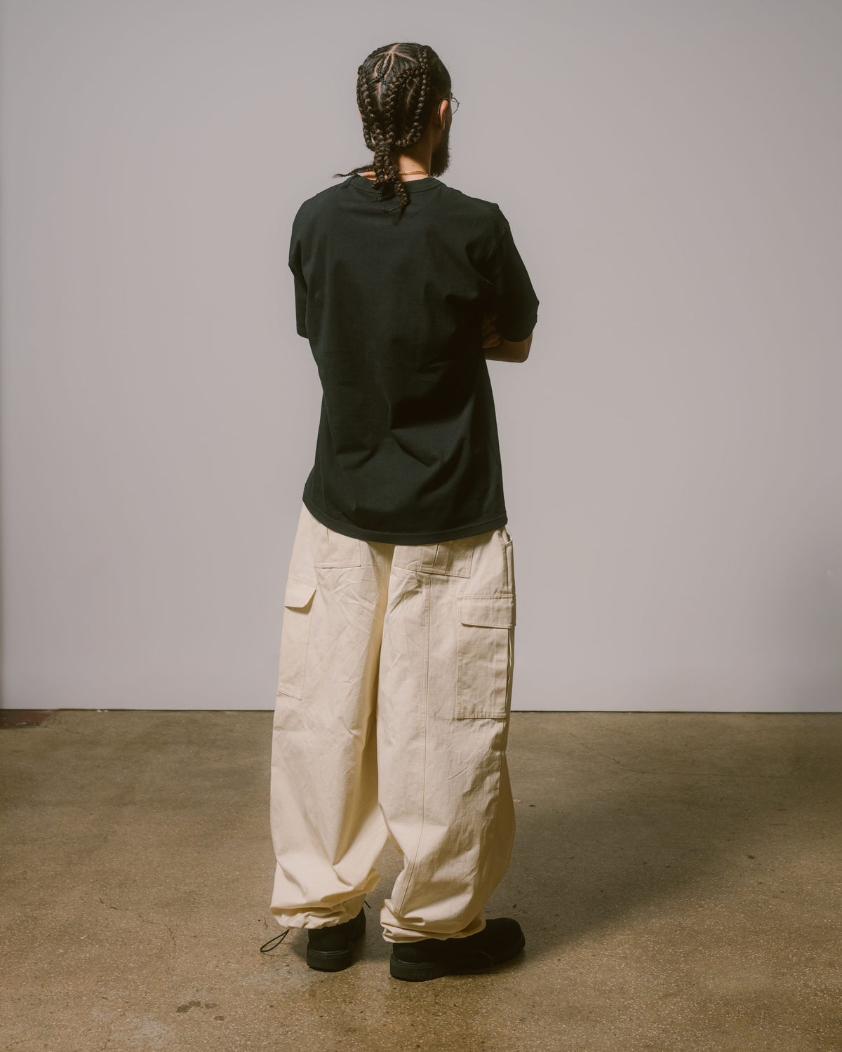 Double Split Knee Cargo Pants