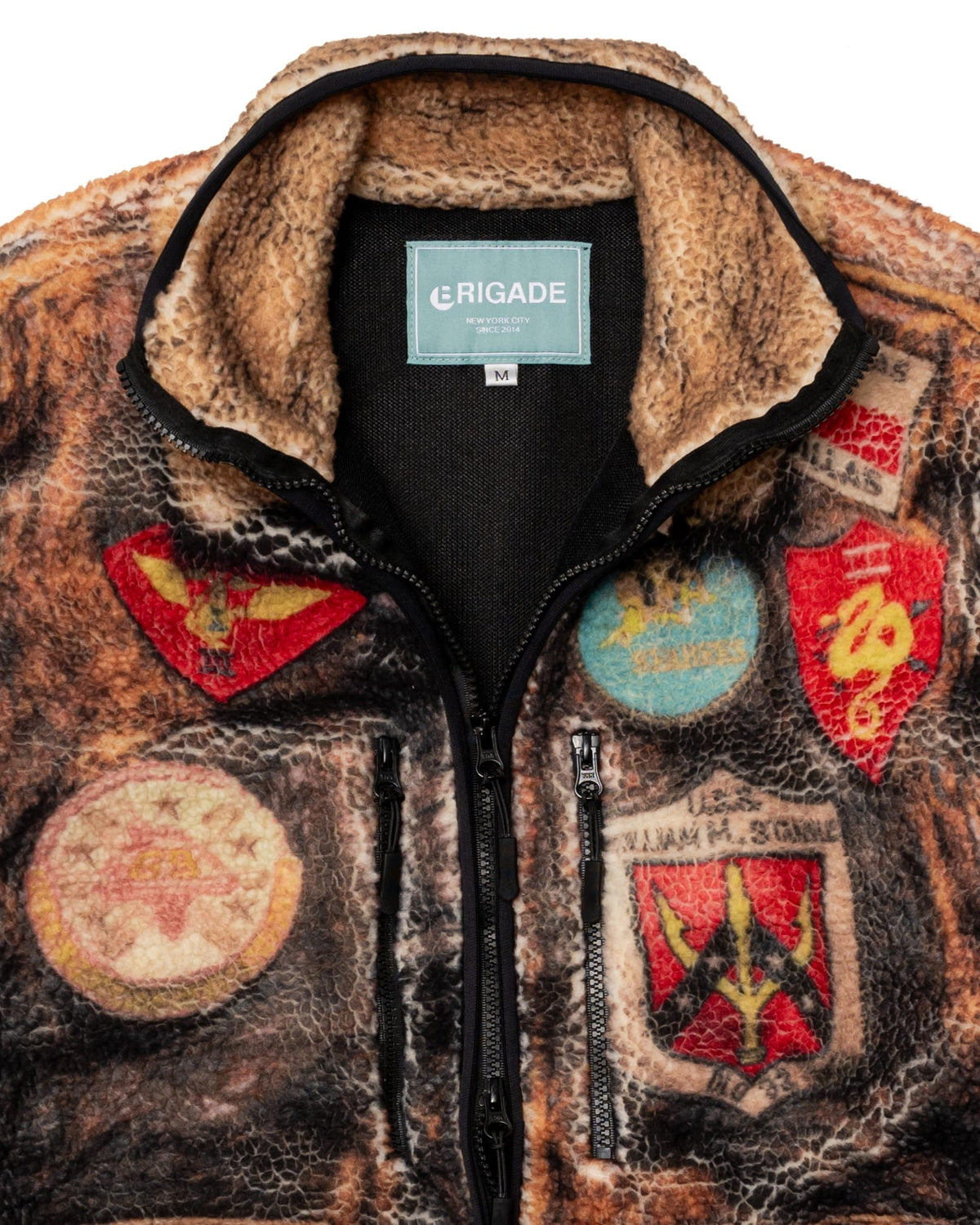 Tromp-l'oeil Sherpa Flight Jacket