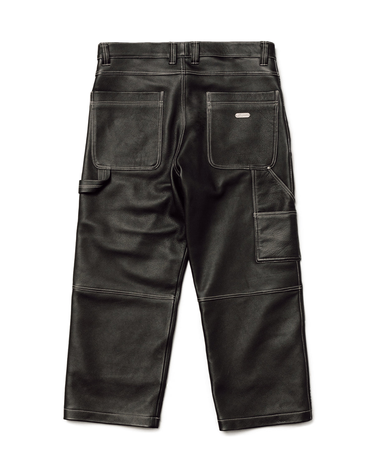 Leather Quilted Double Knee Carpenter Pants