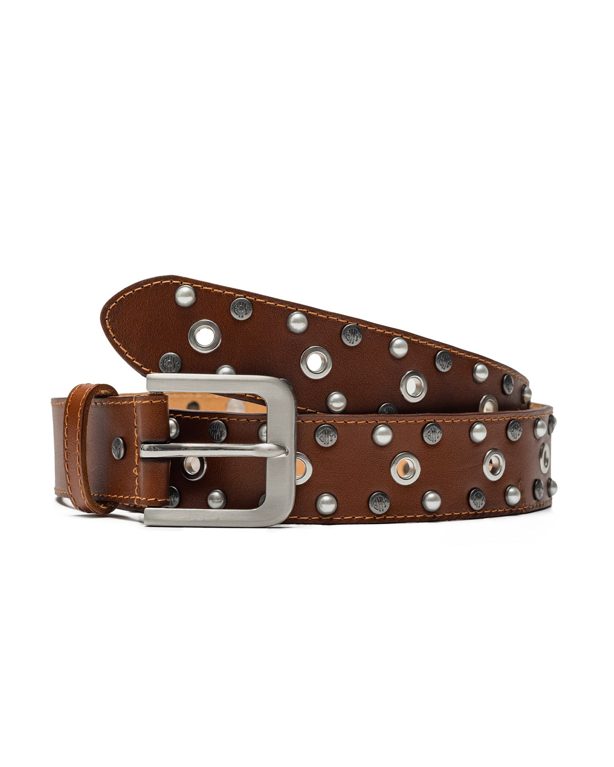 Brown FW24 Studded Belt