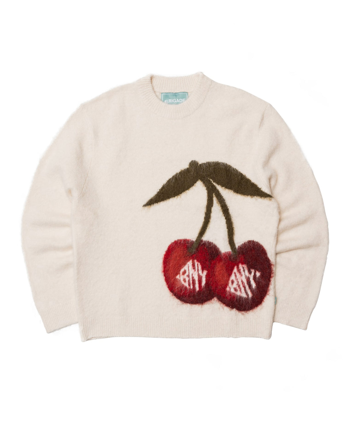 BNY Cherry Mohair Knit Sweater