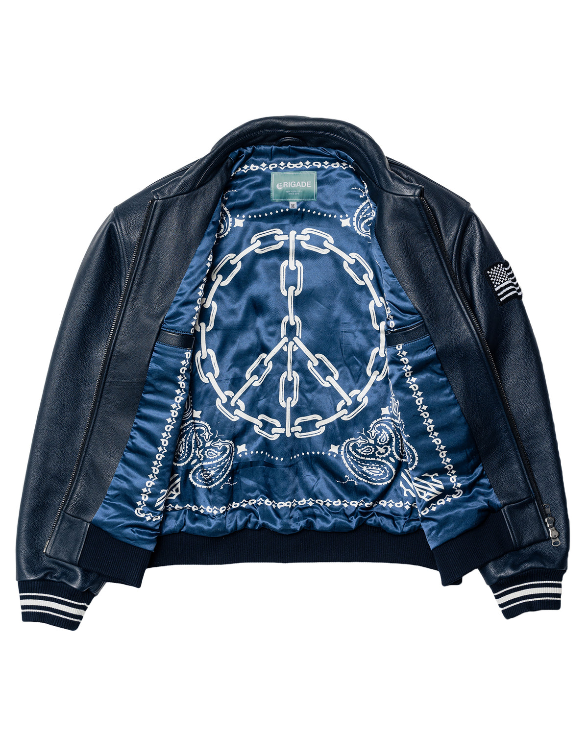 Decennial Leather Varsity Jacket